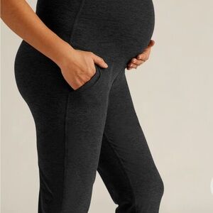 Beyond Yoga Black Maternity Joggers